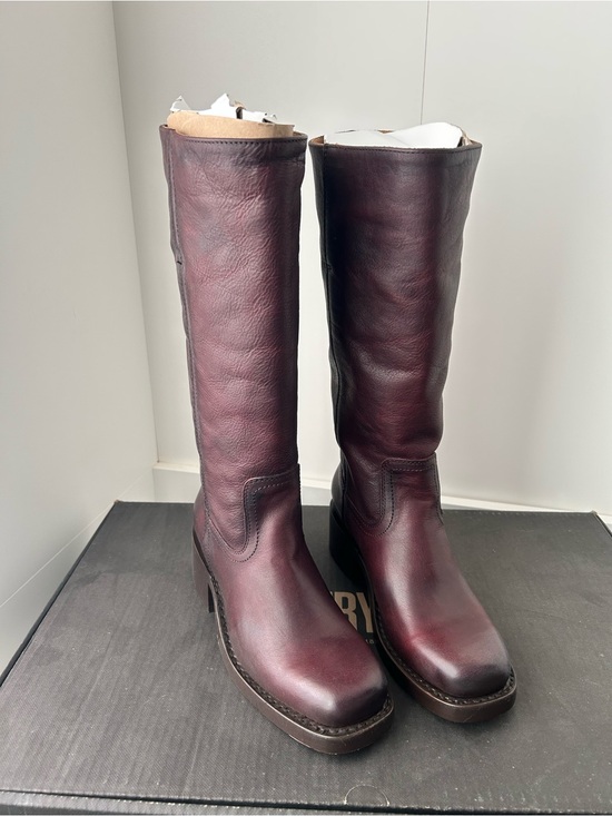 Frye Shoes - Frye Women's Over-the-Knee Leather Boots in Burgundy